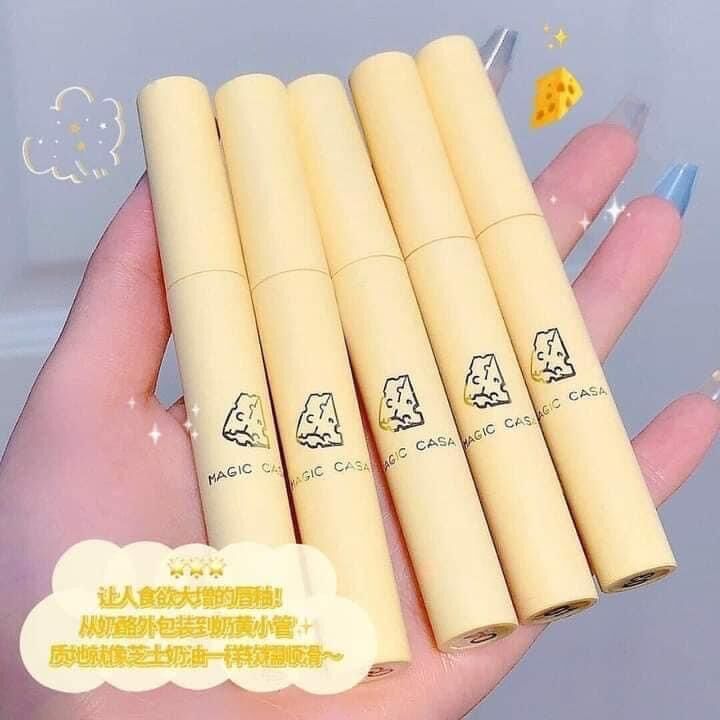 Set 5 Son Kem Lì MAGIC CASA vàng phô mai