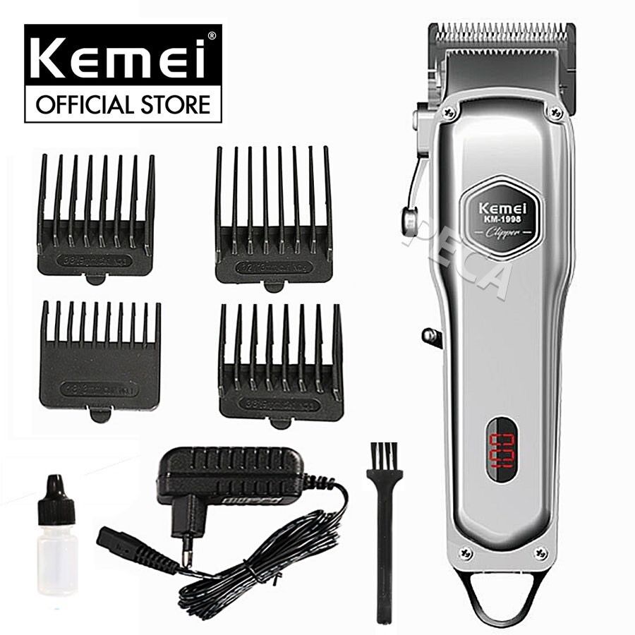 Tông đơ cắt tóc kemei 1998 pin lithium 2000mah-hãng phân phối