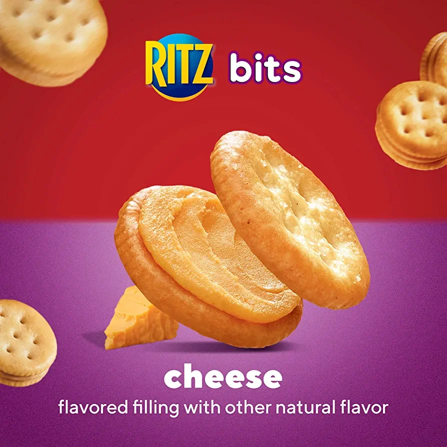 (Nhập Mỹ - Date 15/3/2024) Bánh quy mini Ritz bits phô mai Nabisco 42g