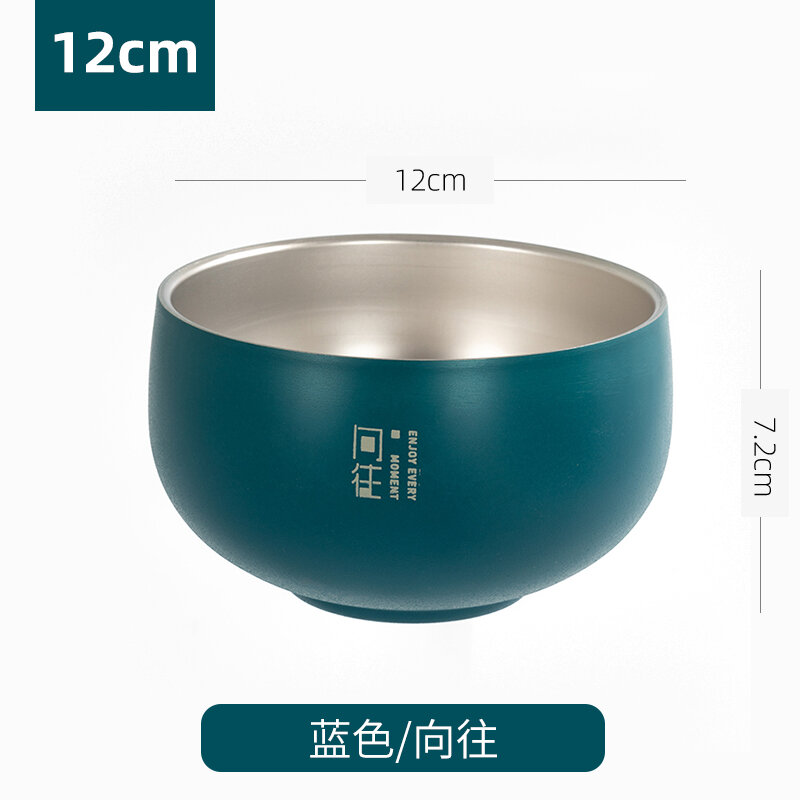 Bát inox bát cách nhiệt chống sốc chuyên dụng bát ăn 316 sáng tạo bộ đồ ăn trẻ em cá nhân ăn gia dụng