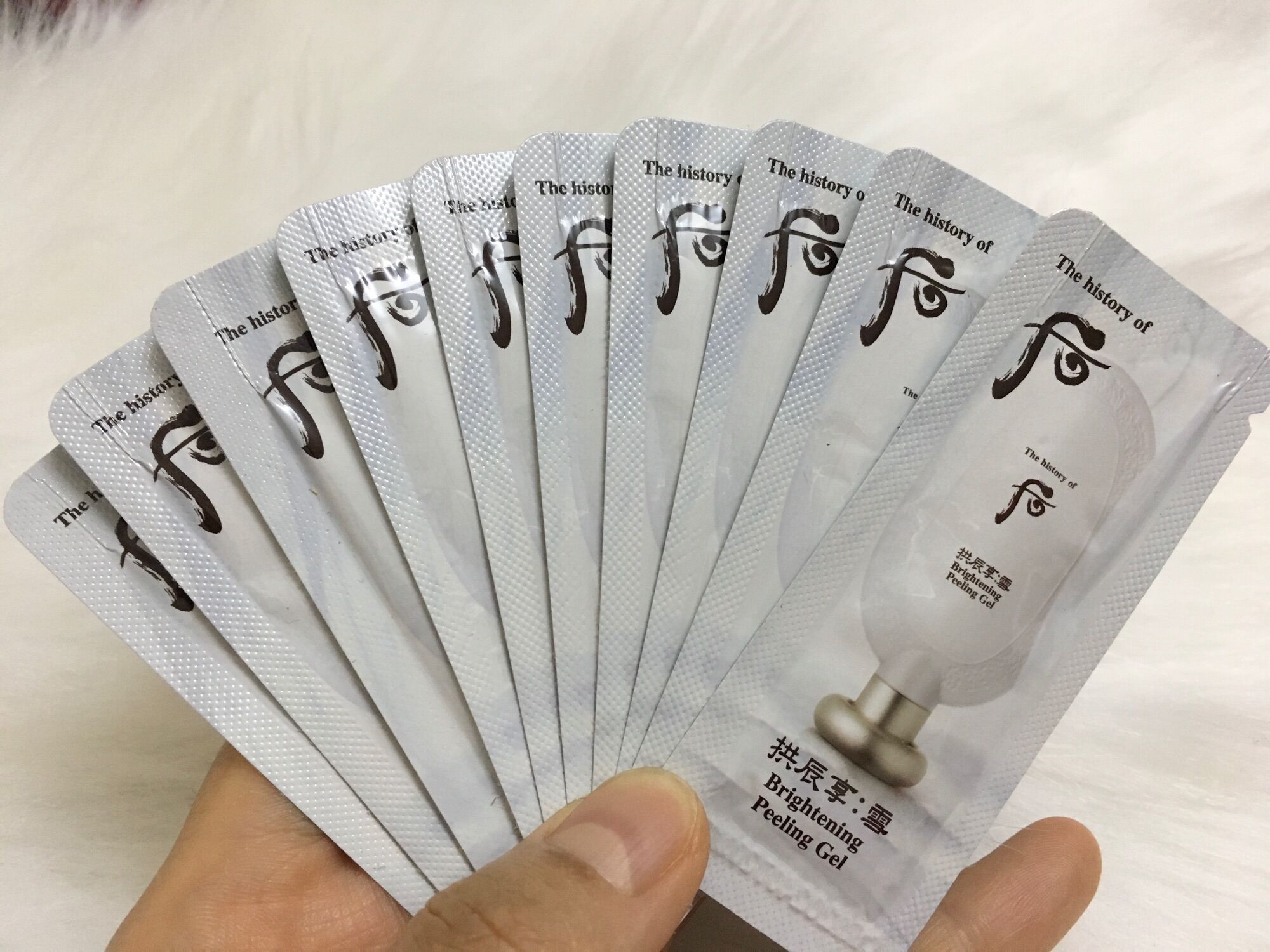 Combo 10 gói tẩy da chết whoo xịn