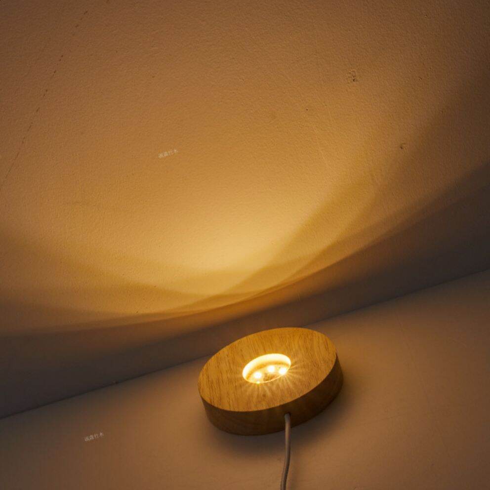 đèn led đế gỗ đế đèn gỗ trang trí độc đáo