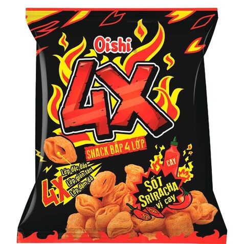 Combo 5 gói snack oishi  to chà bá 68g