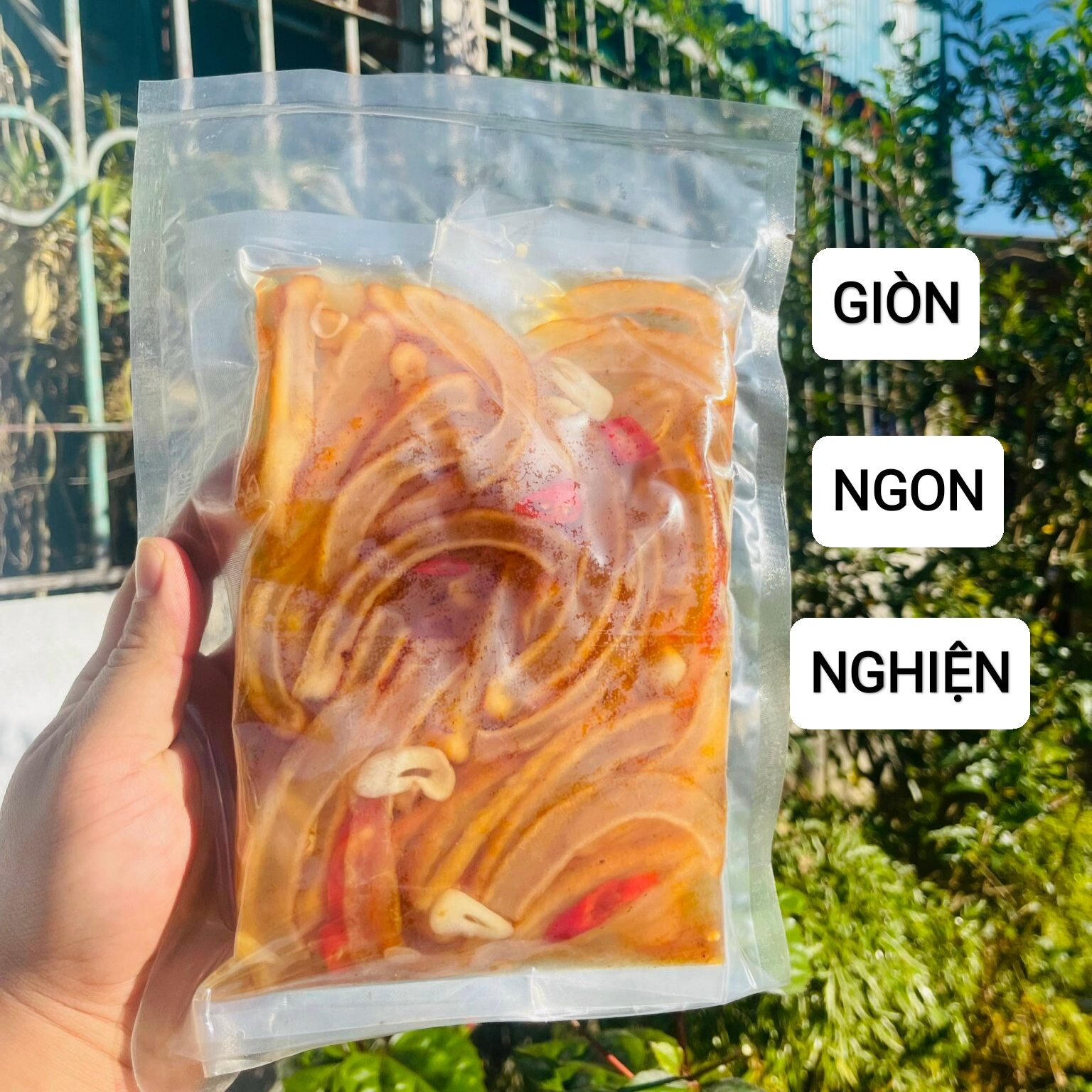Da trâu muối chua  ( túi 500gr) Đặc sản Tây Bắc