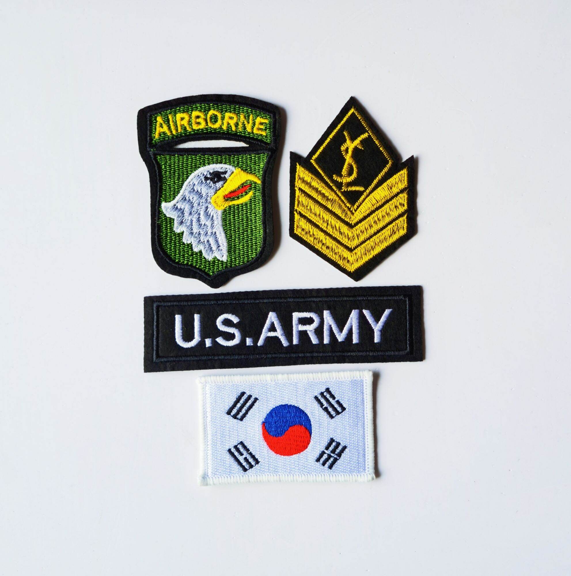 4 Miếng Sticker Thêu Ủi US ARMY MS752677