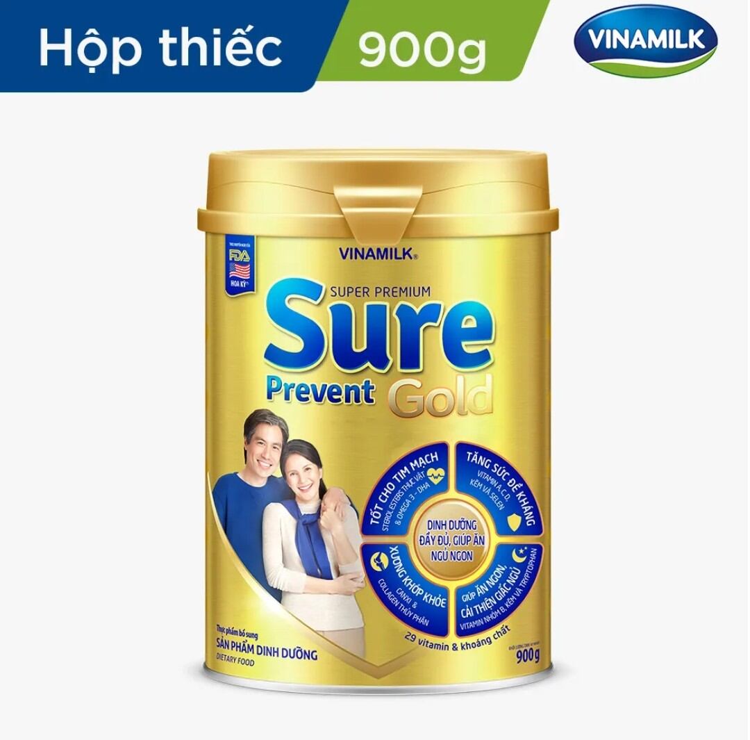 Sữa Bột Vinamilk Sure Prevent Gold 900g - Date 2025