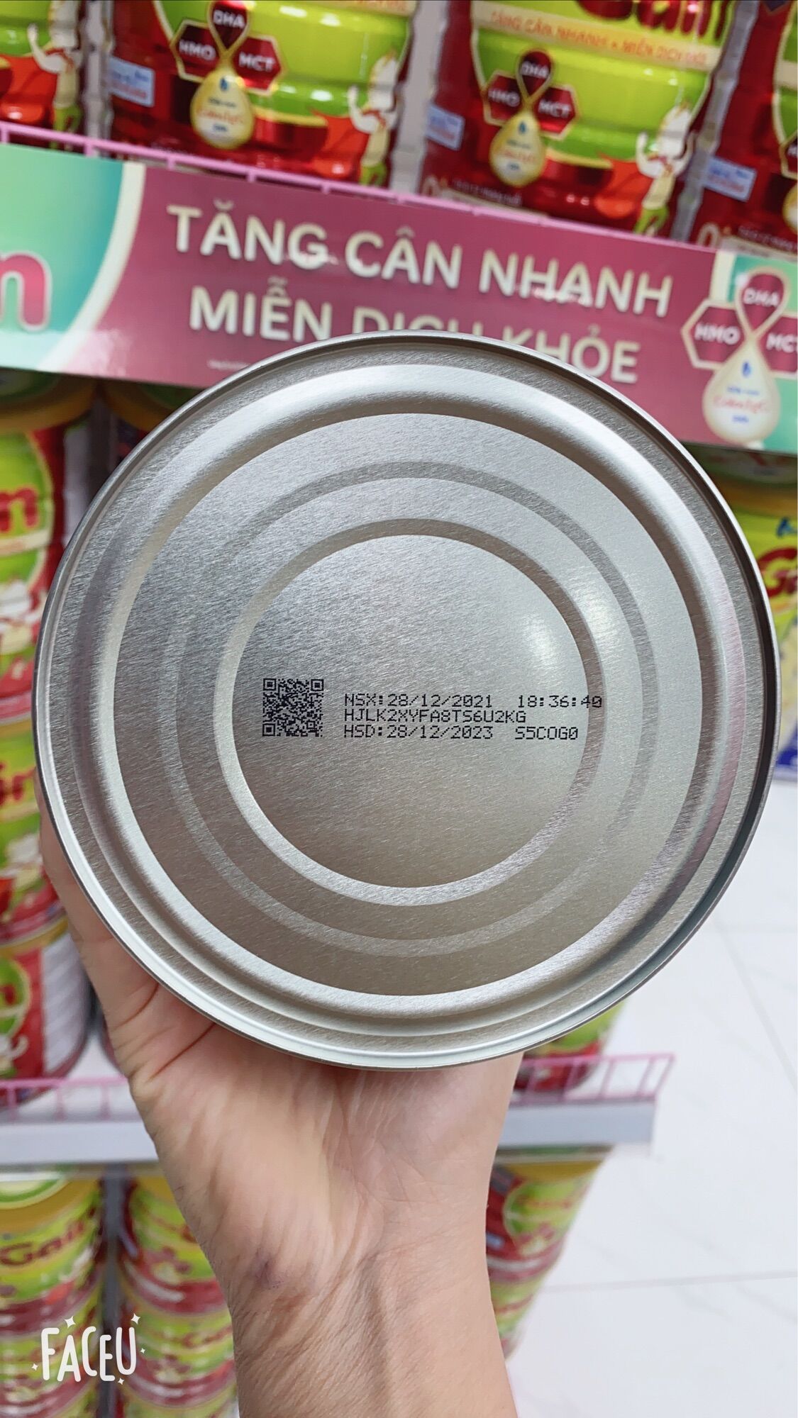 Colos gain 0+ 800g( hàng có mã QR)