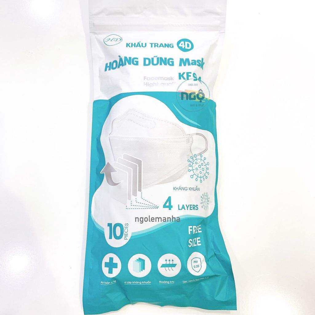 1 THÙNG KHẨU TRANG KF94 - 4D HOÀNG DŨNG GIẤY KHÁNG KHUẨN SIÊU MỊN