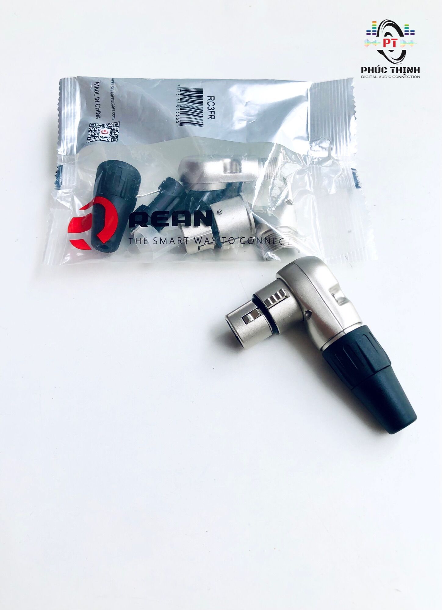 REAN jack tín hiệu canon XLR đực Vuông