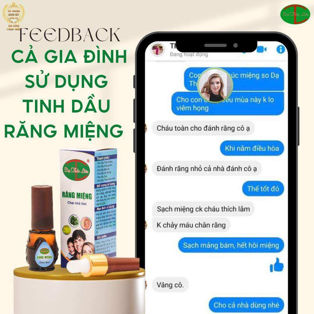 Tinh dầu răng miệng Dạ Thảo Liên 5ml