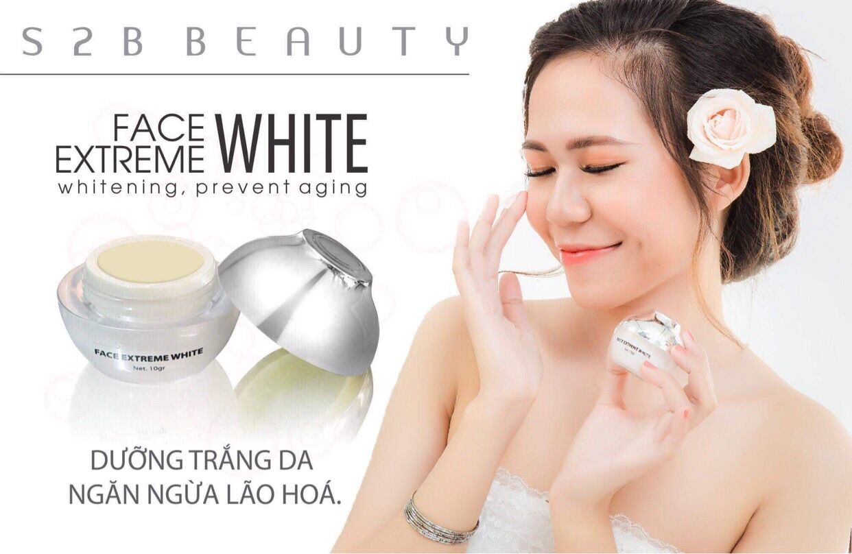 Kem dưỡng trắng da face extreme s2b beauty hộp 30g