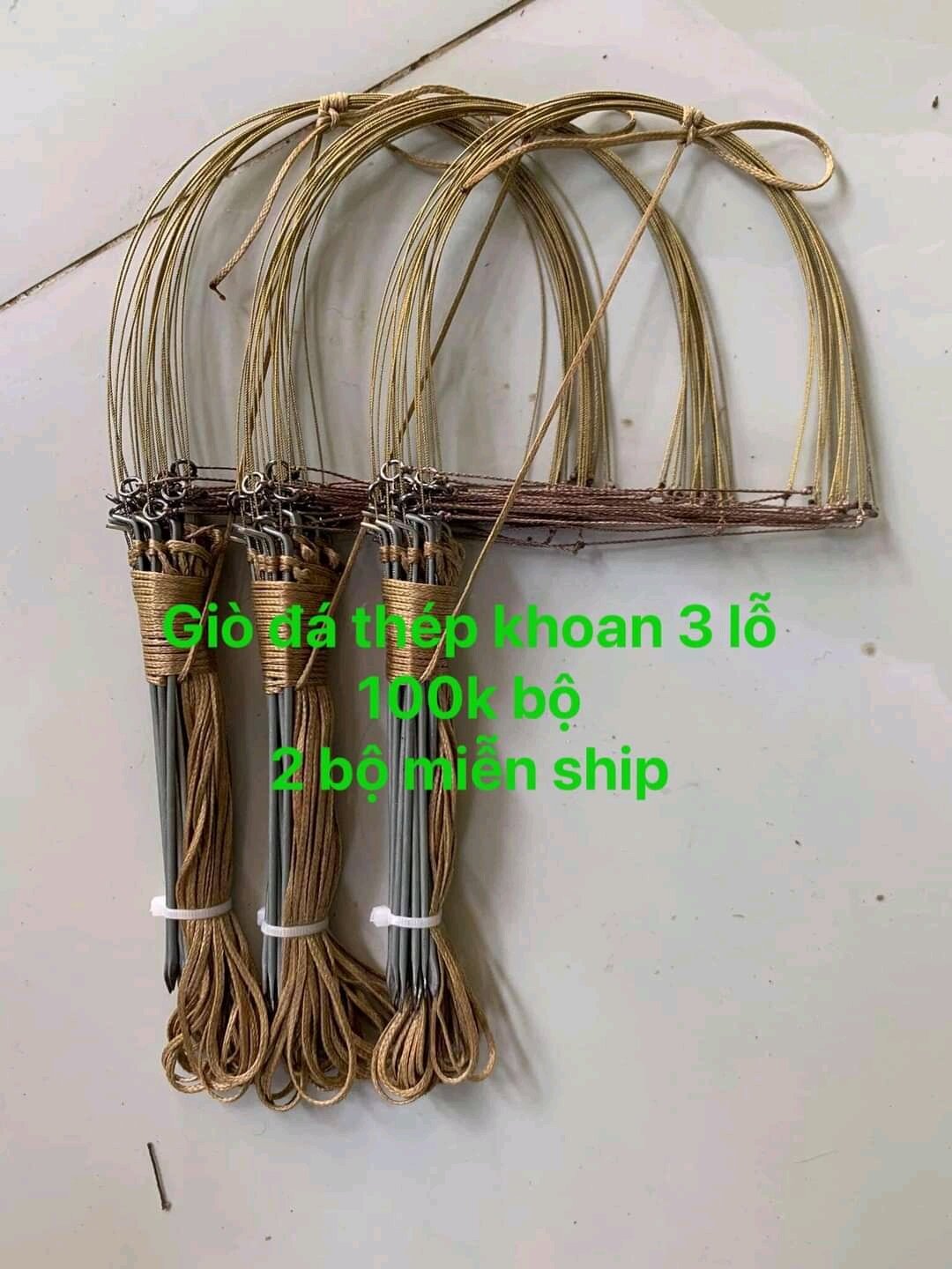 Giò bẫy gà chân thép khoan 3 lỗ siêu nhậy hàng chuẩn chất lượng