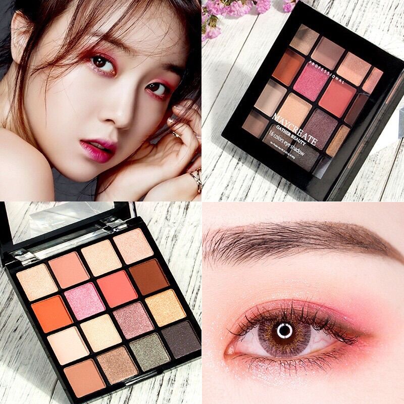Phấn mắt 16 màu nội địa Trung Maycreate