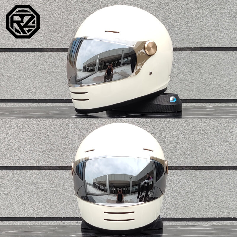 ORZ | Mũ Bảo Hiểm Đầy Đủ Phong Cách Retro Có Bluetooth Cho Bốn Mùa