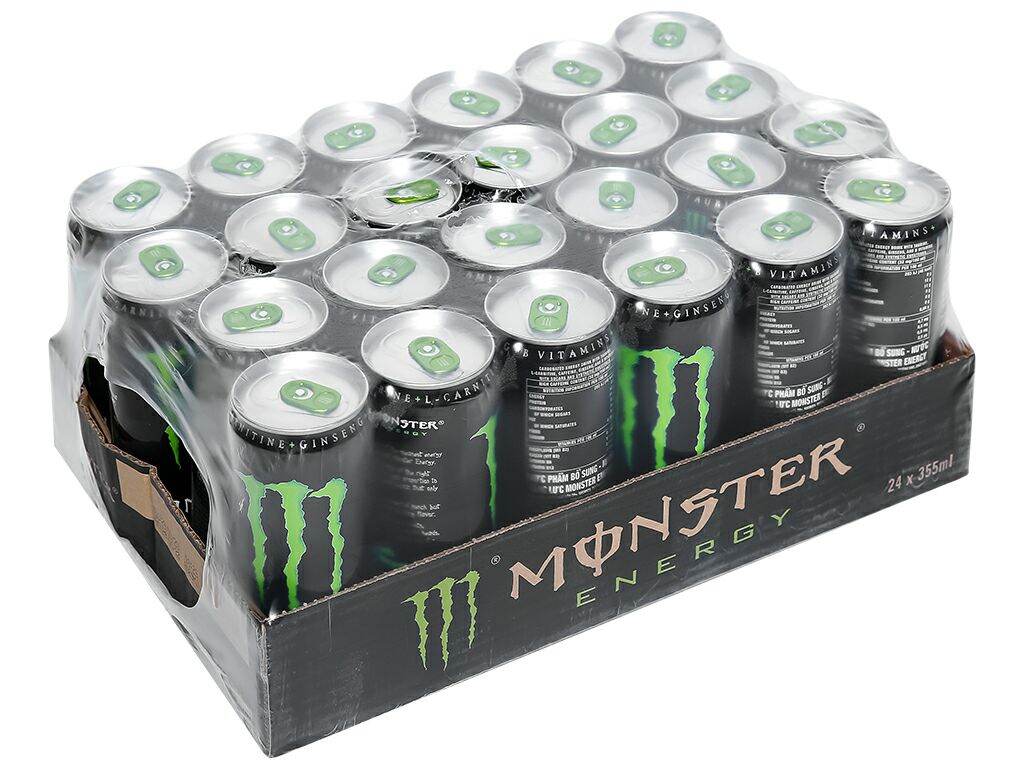 Monster Energy đen 24 lon