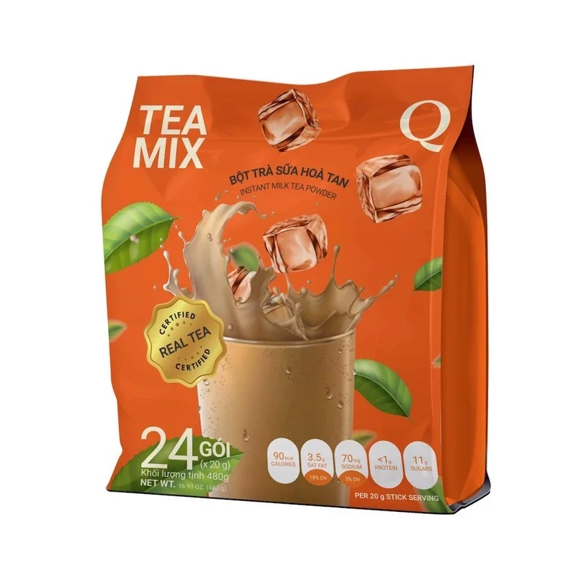 Trà sữa Trần Quang Tea mix, thơm béo, gói 24 tip