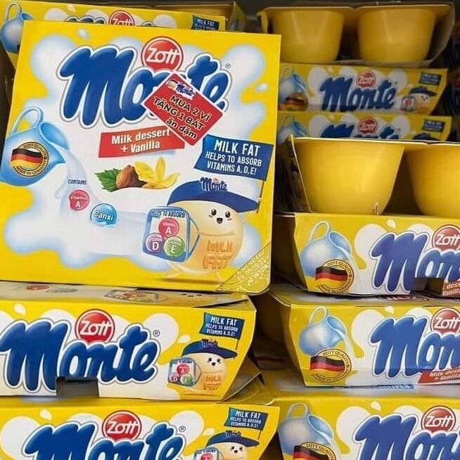 Váng sữa Monte classic mới cho bé 6m