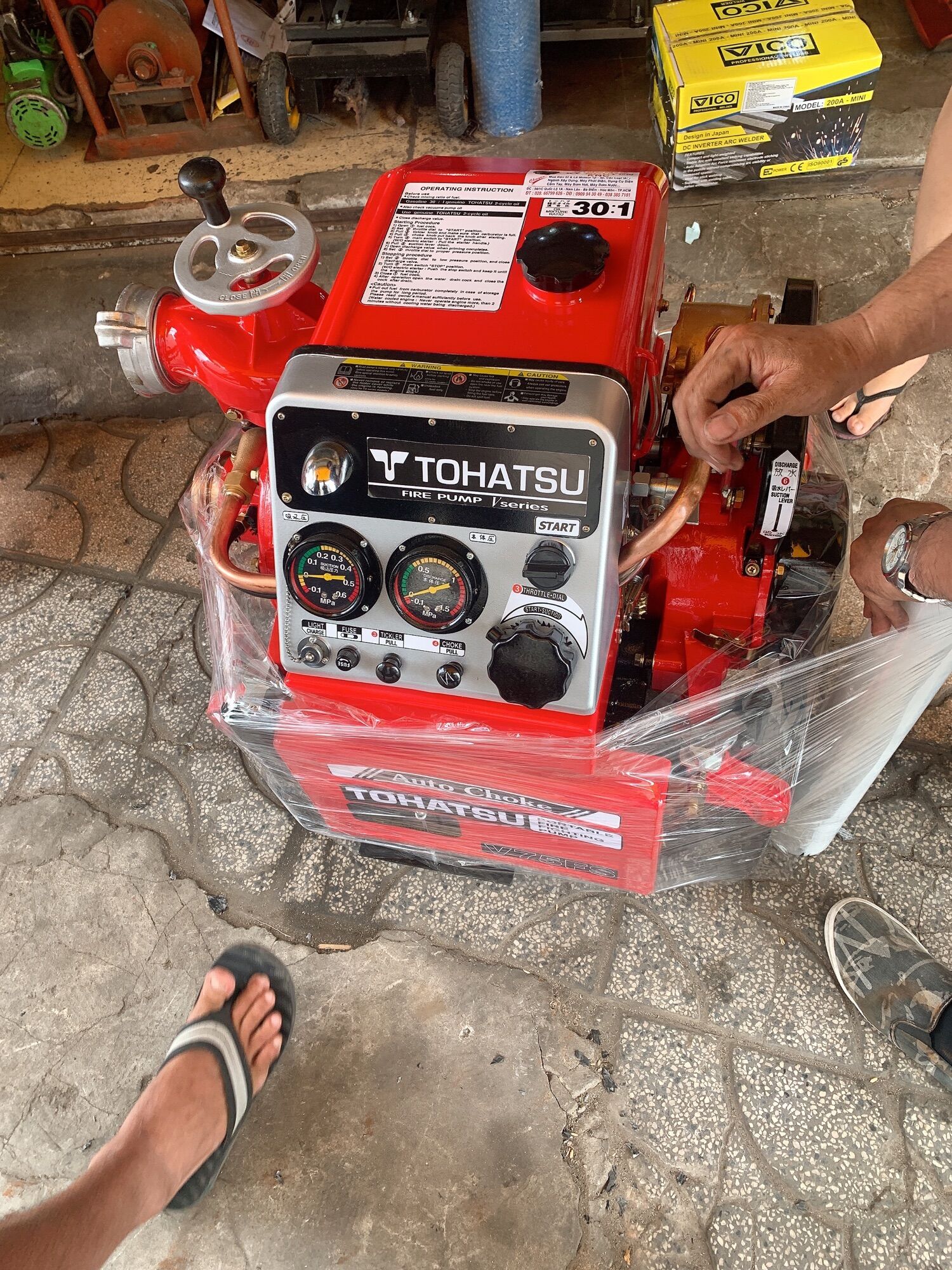 MÁY BƠM PCCC CHÁY TOHATSU