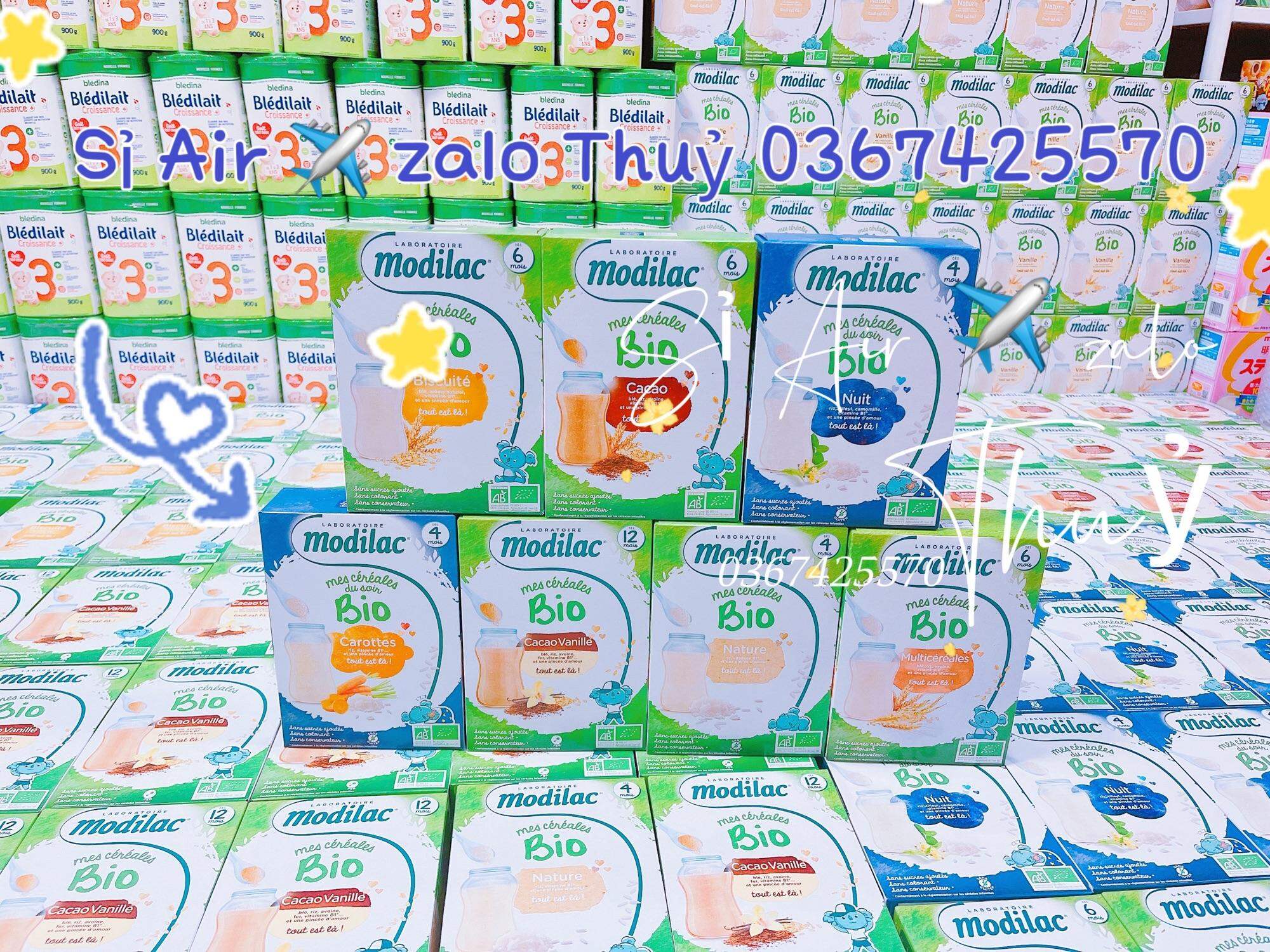 Bột lắc sữa Modilac cho bé dị ứng đạm sữa bò của Pháp (date 2023)