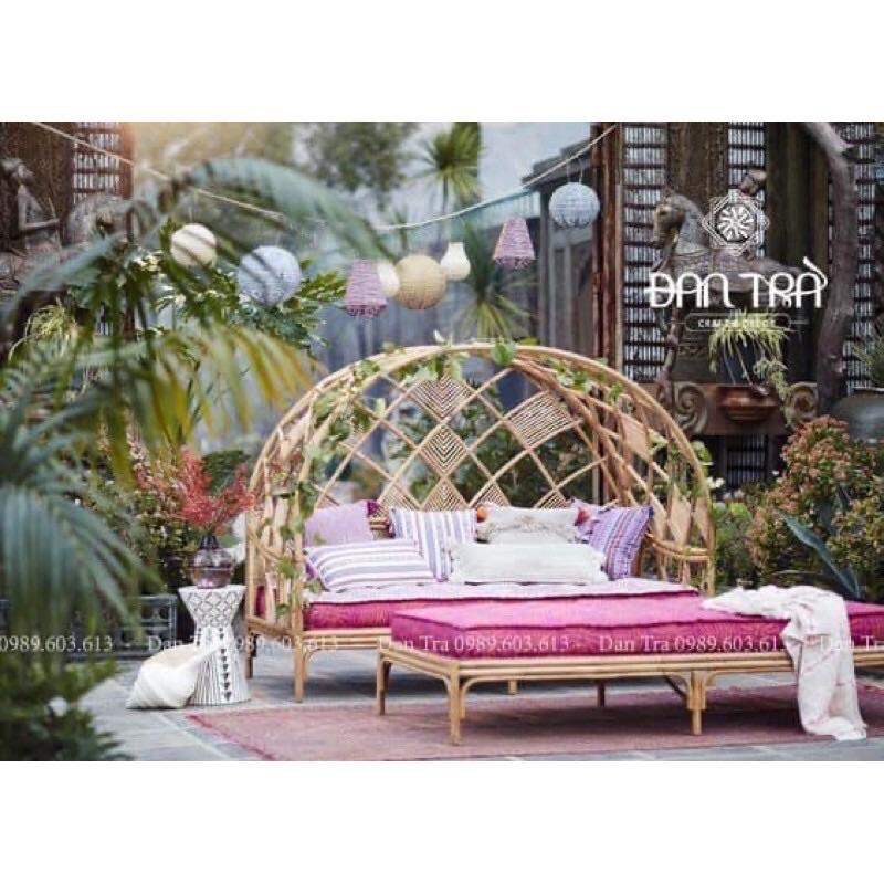 Ghế Sofa Mây Vòm Cung - ĐAN TRÀ - Nội Thất Mây Tre Đan