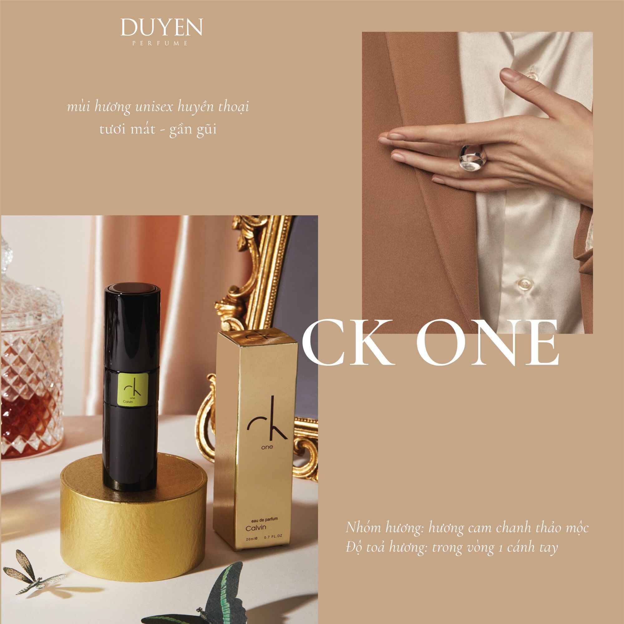 duyenperfume - Nước hoa mini 20ml CK ONE (unisex)