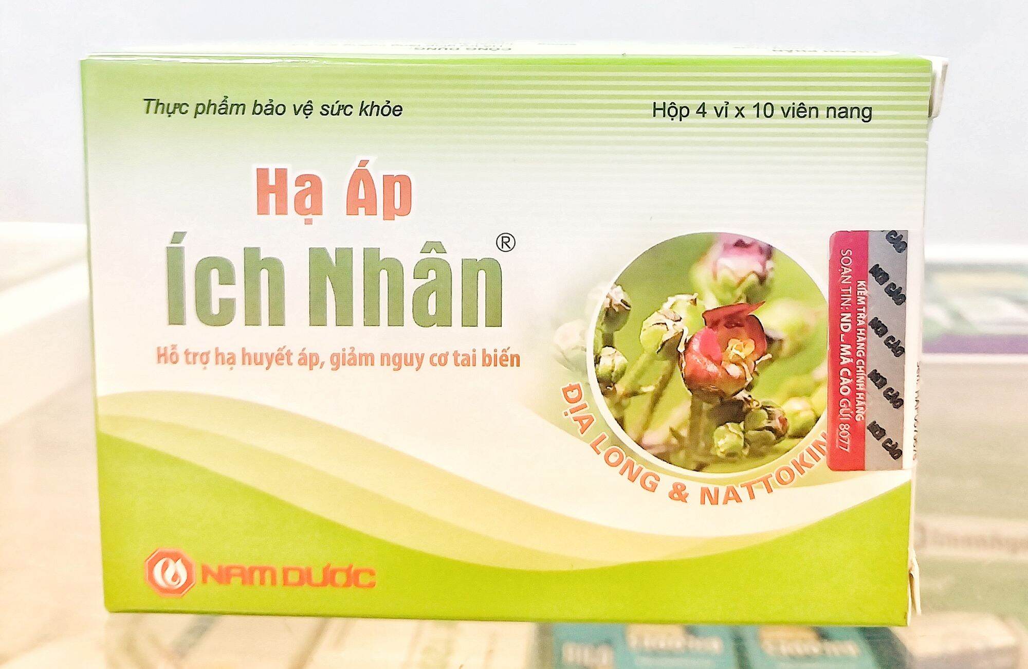 Hạ áp ích nhân (Nam Dược) - Hỗ trợ hạ huyết áp, giảm nguy cơ tai biến