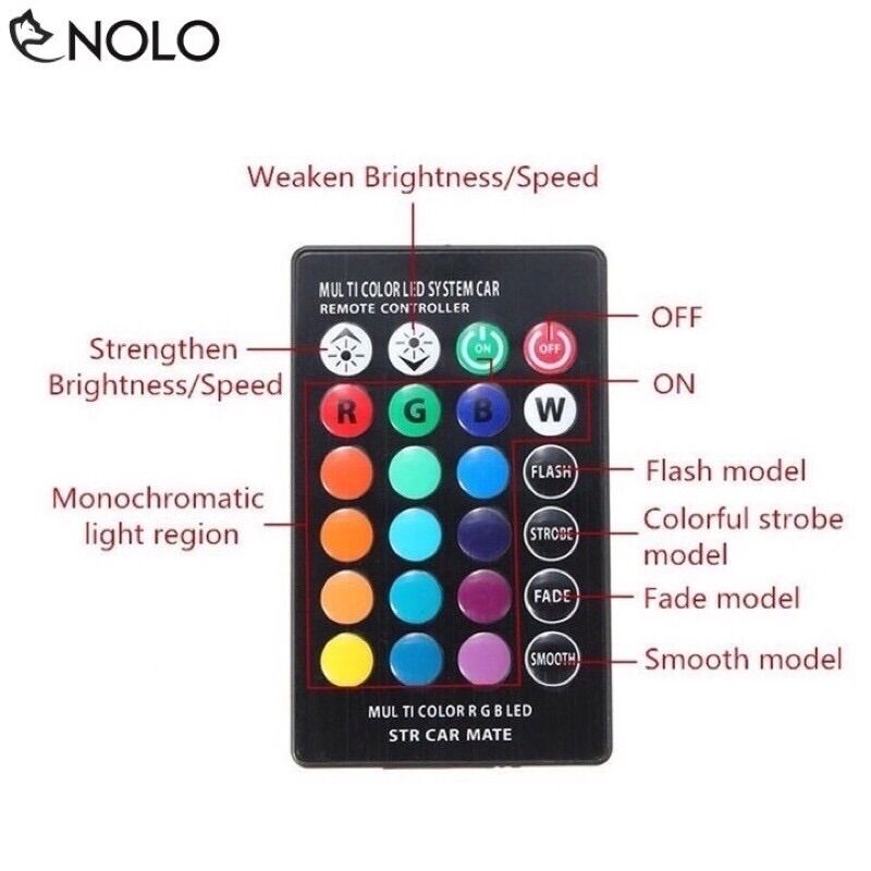 Đèn Led Si Nhan 7 Màu Có Điều Khiển