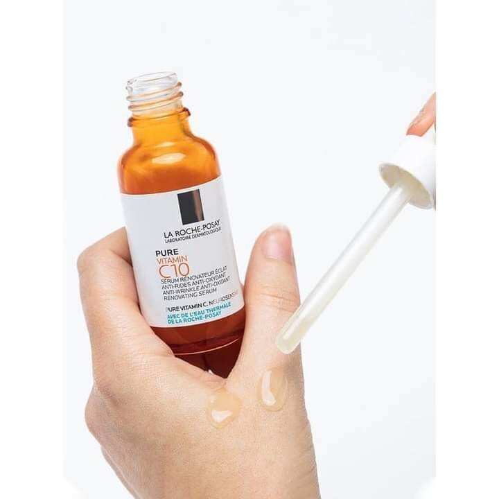 Tinh chất serum vitamin C pure sáng da, mờ thâm nám Laroche Posay 30ml