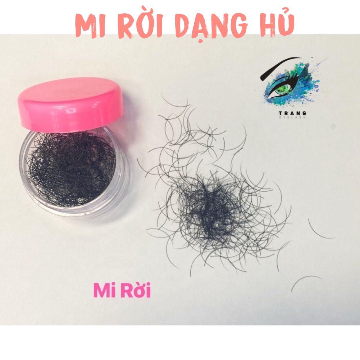 Mi rời dạng hủ❤️❤️ lông mi nối dạng rời 0.12 - 0.15