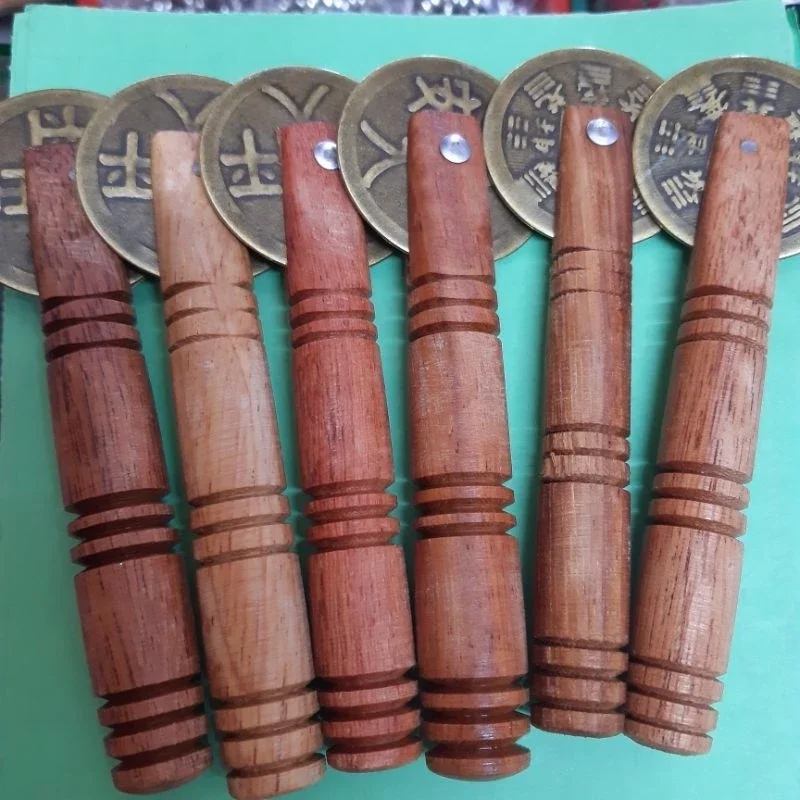 Cạo gió cán gỗ đồng xu bằng đồng size đại