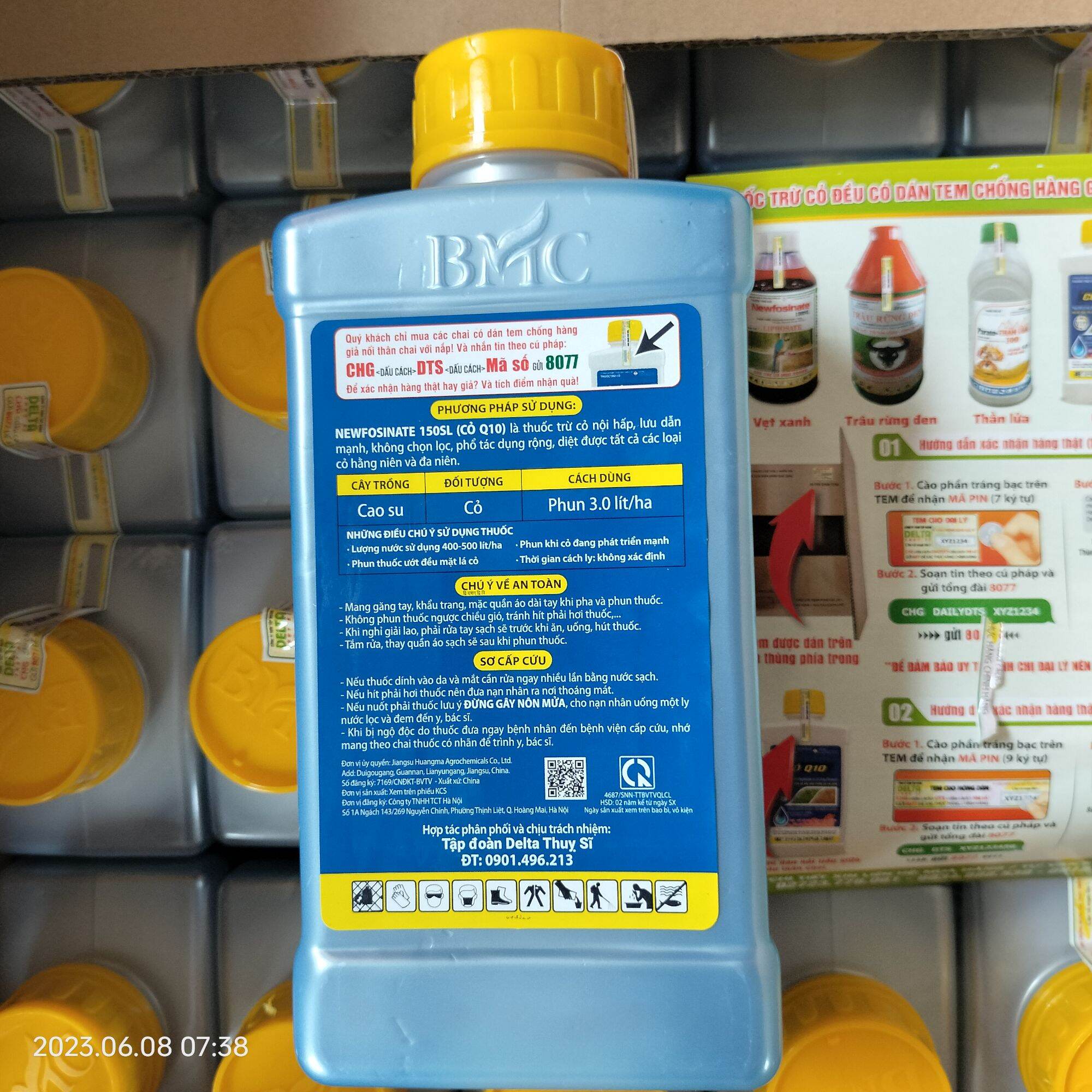 DIỆT CỎ LƯU DẪN, KHAI HOANG, CHÁY NHANH TẬN GỐC ( CHAI 800ML)