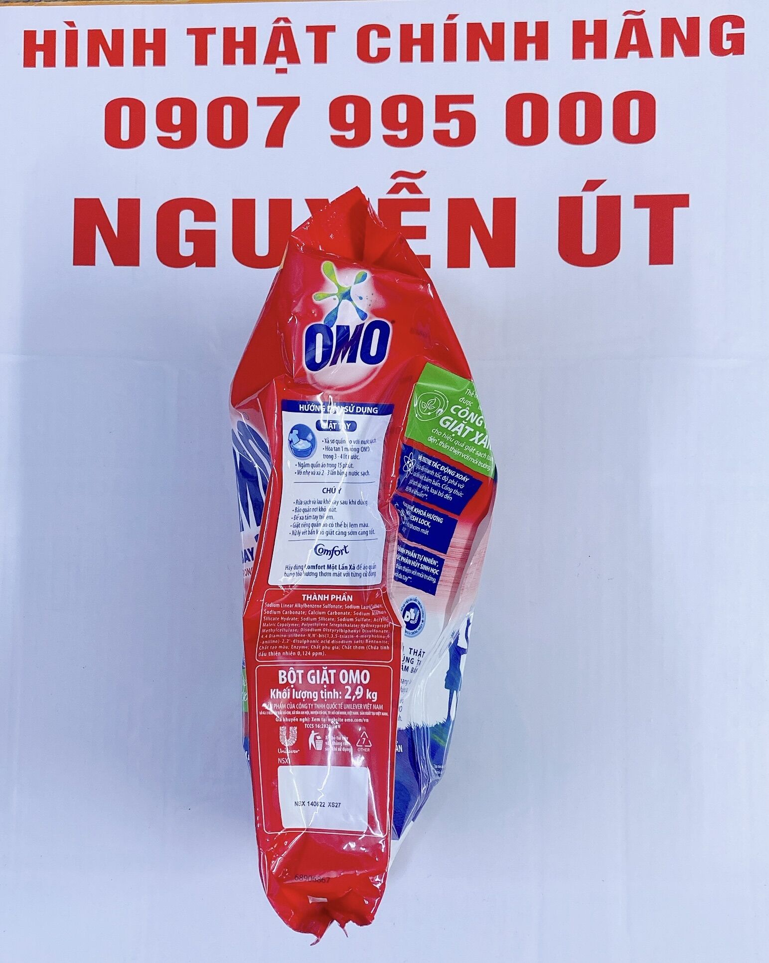 Bột giặt omo 2.9kg