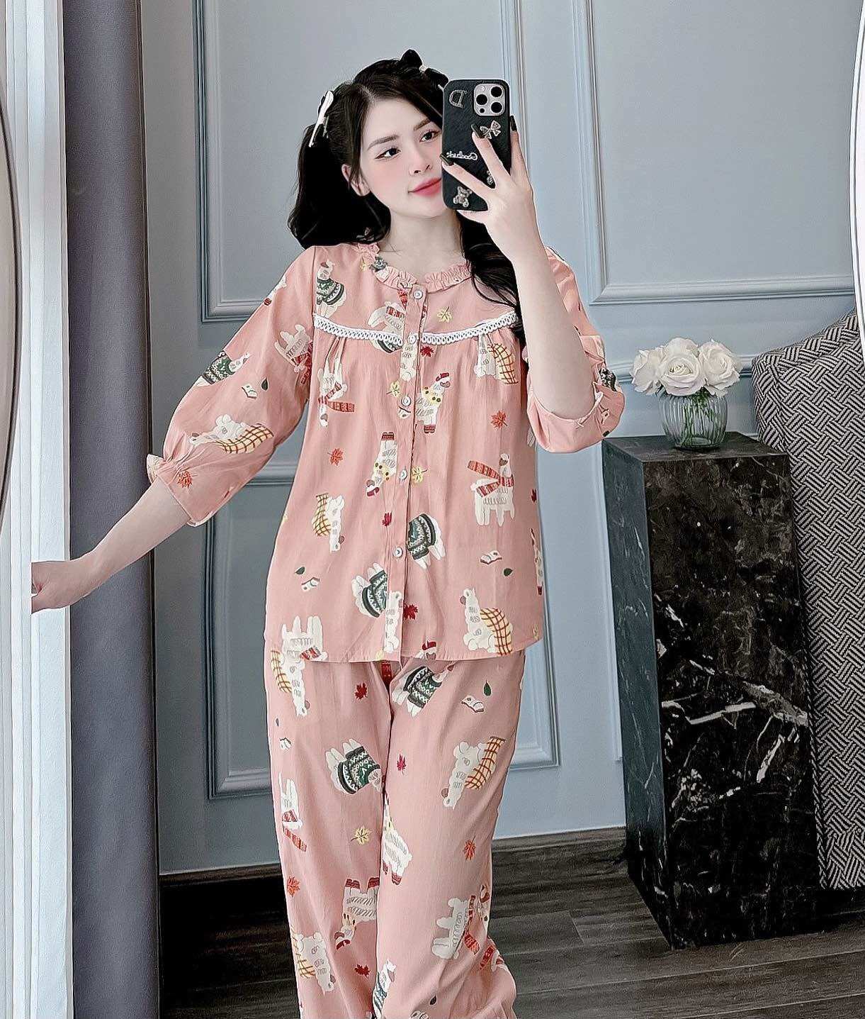 đồ bộ mặc nhà ca cấp xinh đẹp