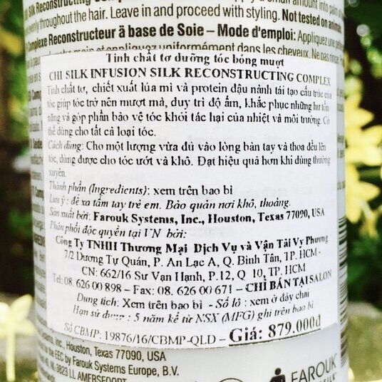 Tinh dầu dưỡng tóc mềm mượt CHI Silk Infusion 177ml