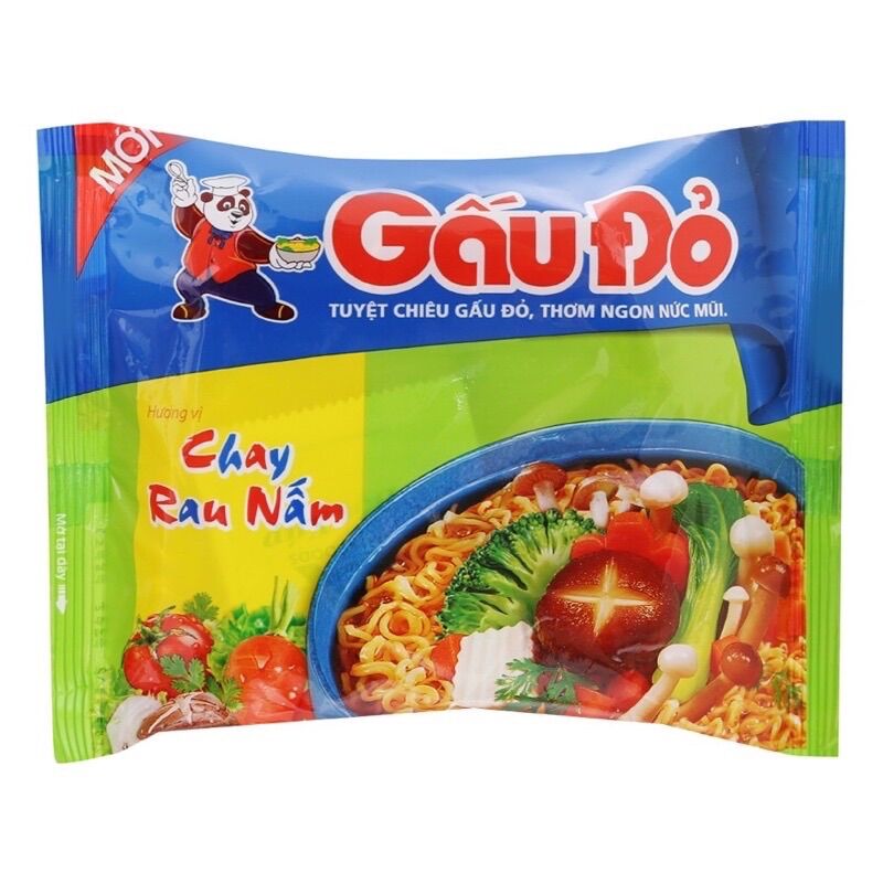 Mì Chay Gấu Đỏ ( Thùng 30 gói )