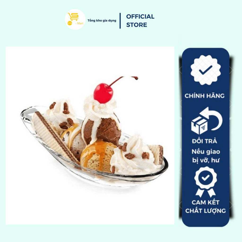 Dĩa Thuyền, Dĩa Thuỷ Tinh Ocean Alaska Trong Suốt, Cao Cấp MTA-MART2