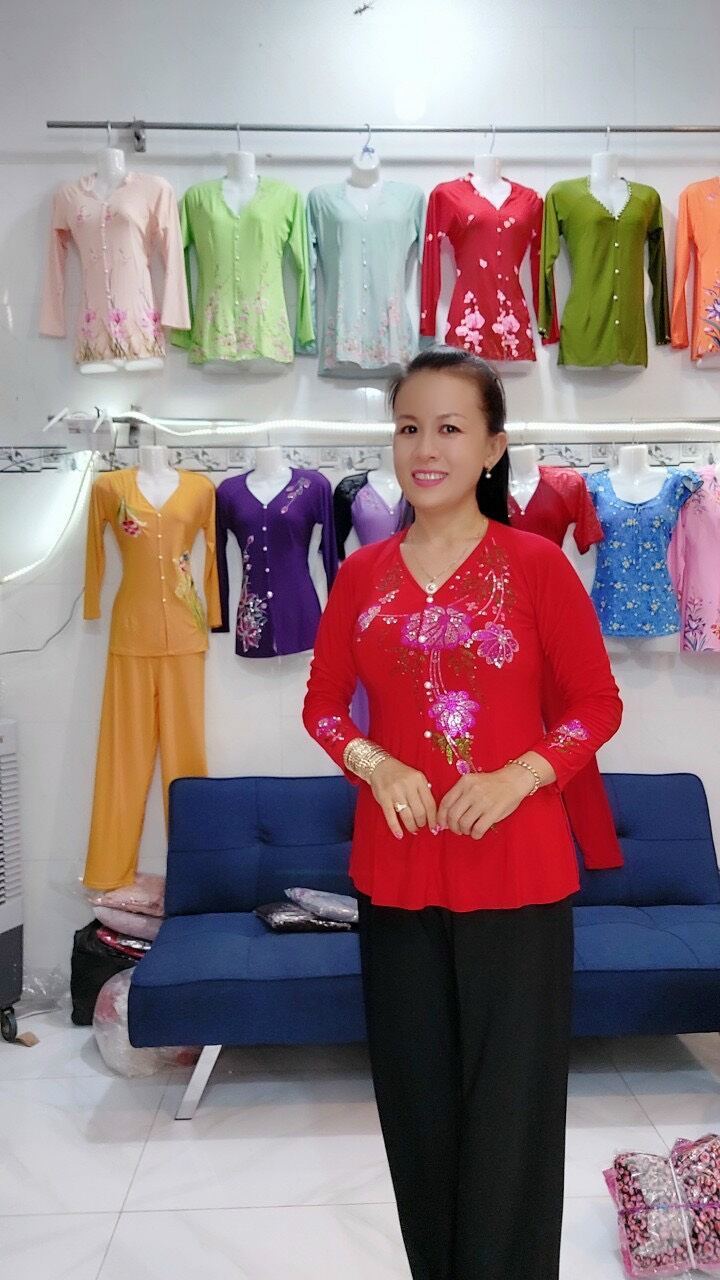 Áo Bà Ba Đính Đá