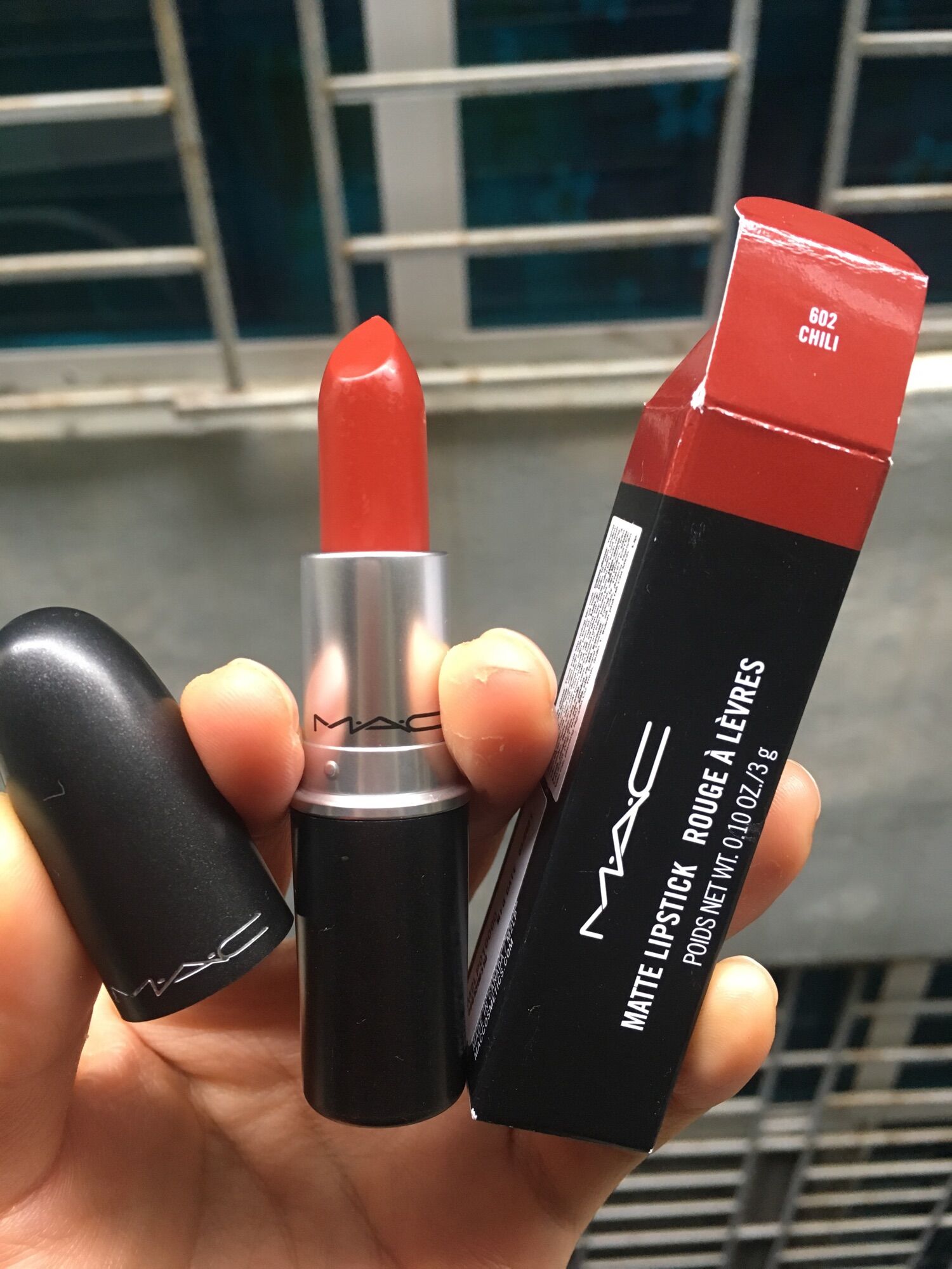 Son M.A.C màu chili fullisize fullbox chính hãng