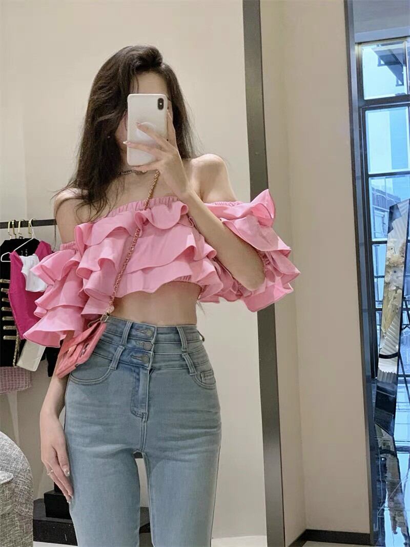 ÁO BỆT VAI TẦNG SIÊU XINH