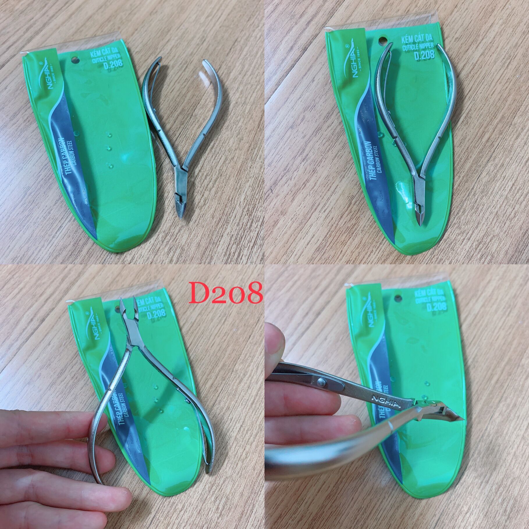 Kềm Nghĩa cắt da D208, kìm nhặt da D208