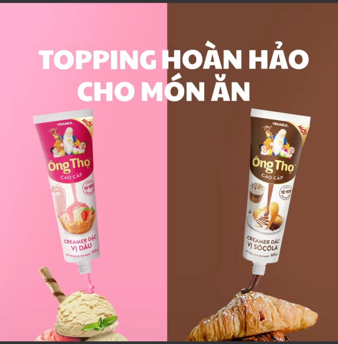 sữa đặc ông thọ dạng tuýt (compo 3 tuýt 3 vị )