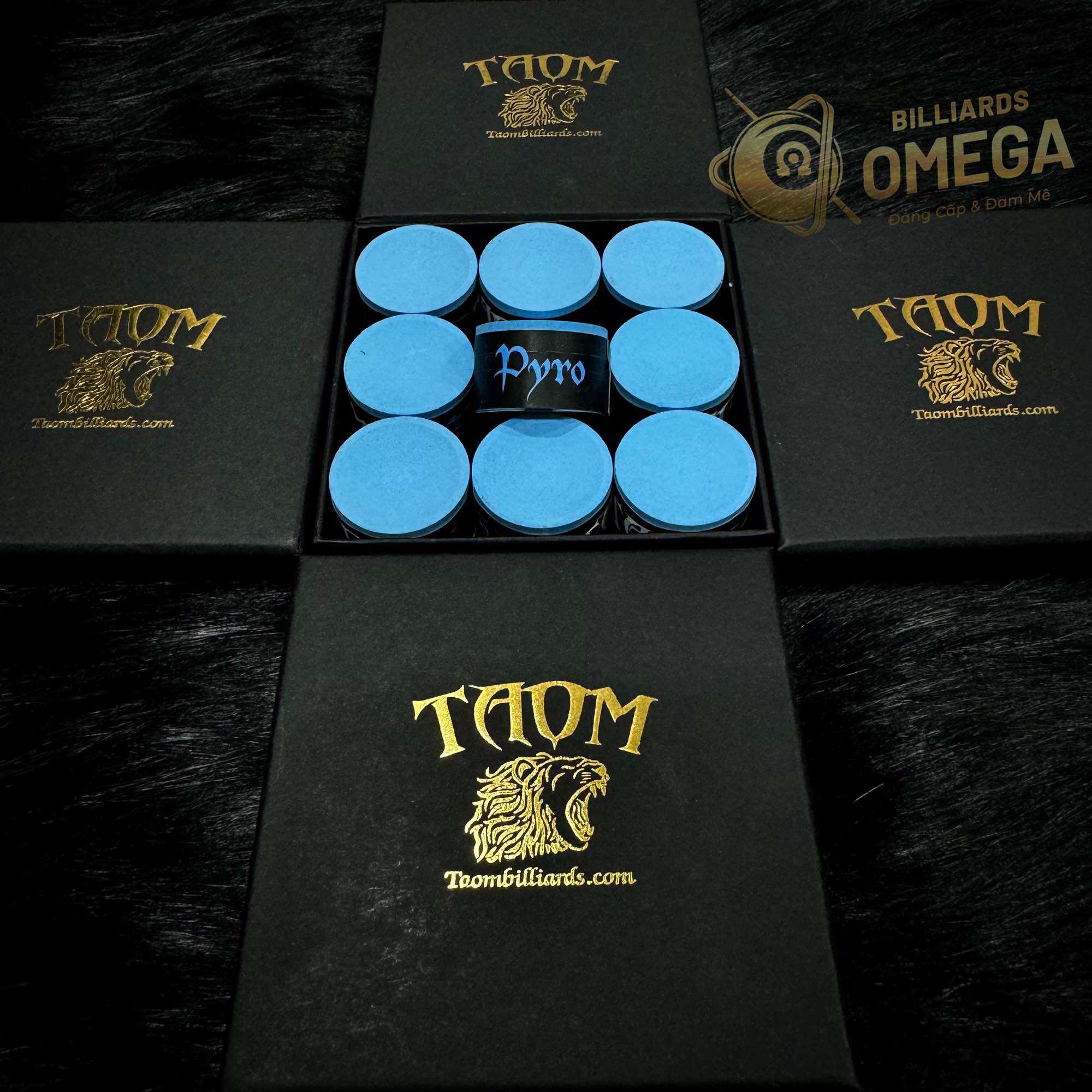 Lơ/Phấn Bida Cá Nhân TAOM V10, Pyro, Soft Bám Lơ, Ít Bụi (1Viên)