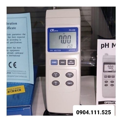Máy đo ph -mv- atc lutron ph-208 chắc chắn