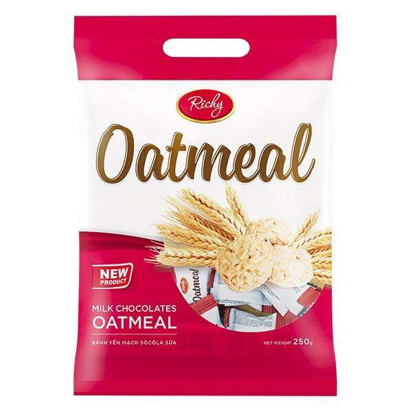 Bánh Yến Mạch Richy Oatmeal Socola Sữa 250G
