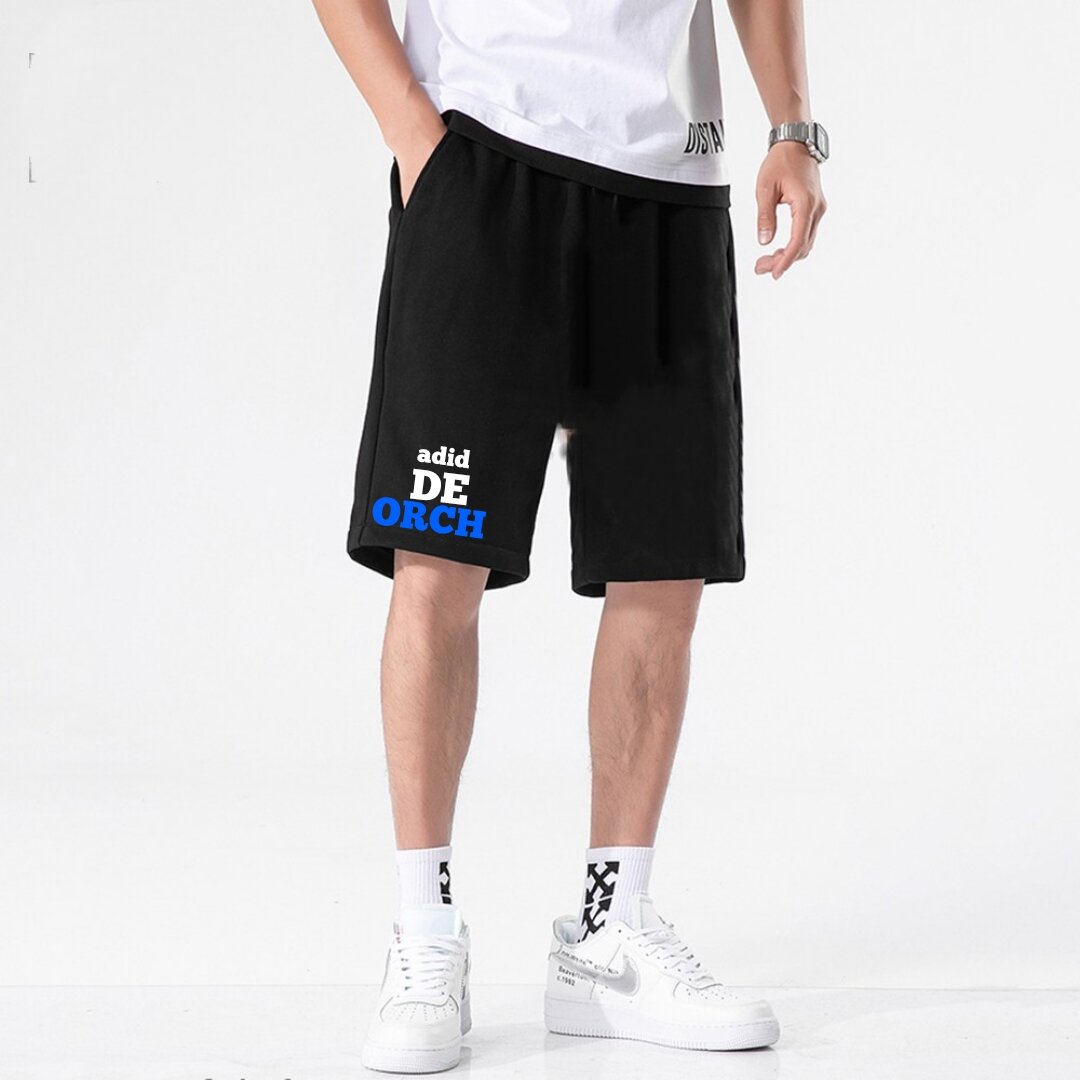 Quần đùi nam thể thao cá tính màu đen có bigsize