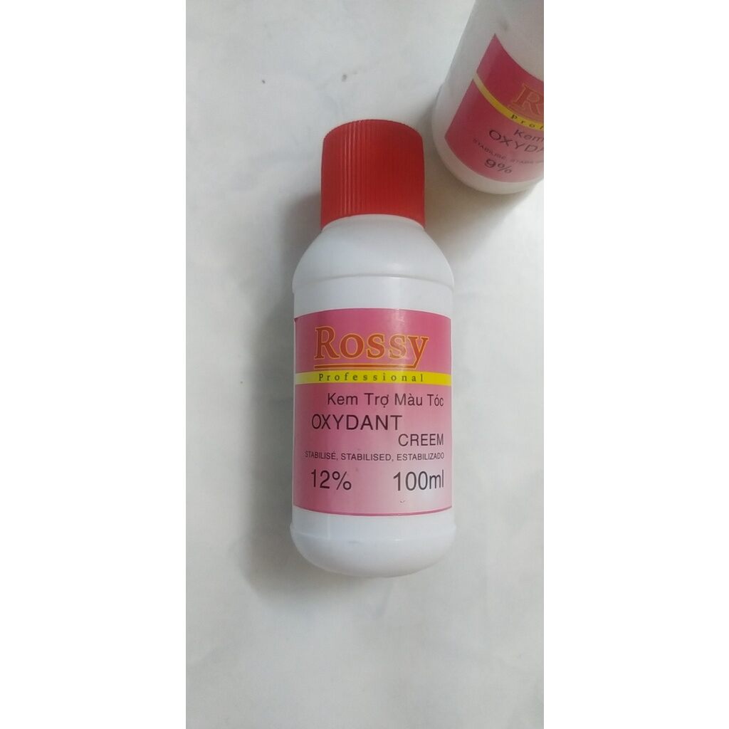 Oxy ROSSY trợ nhuộm 100ml 6%  9%  12%