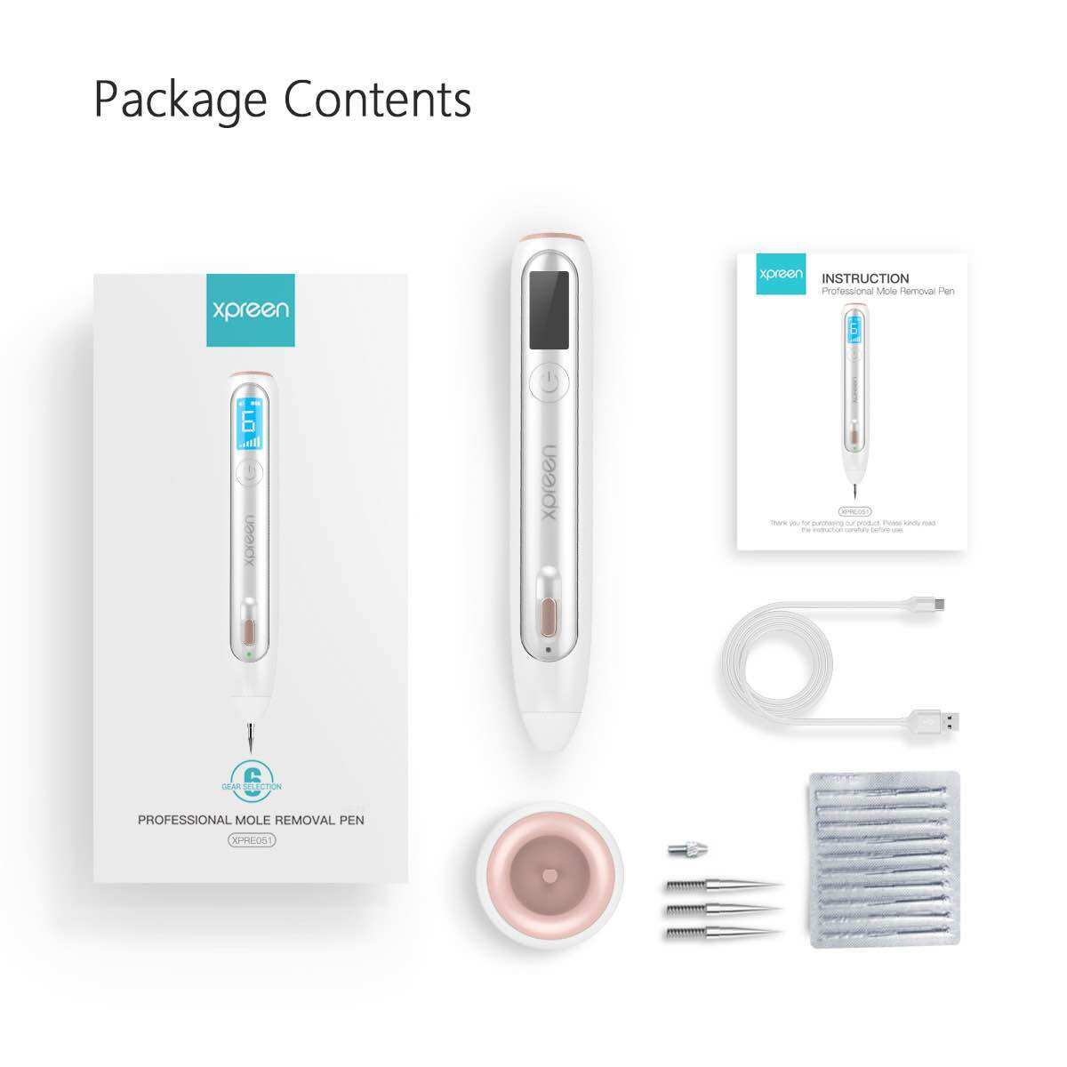 Máy đốt nốt ruồi mụn thịt XPREEN plasma 6 cấp độ