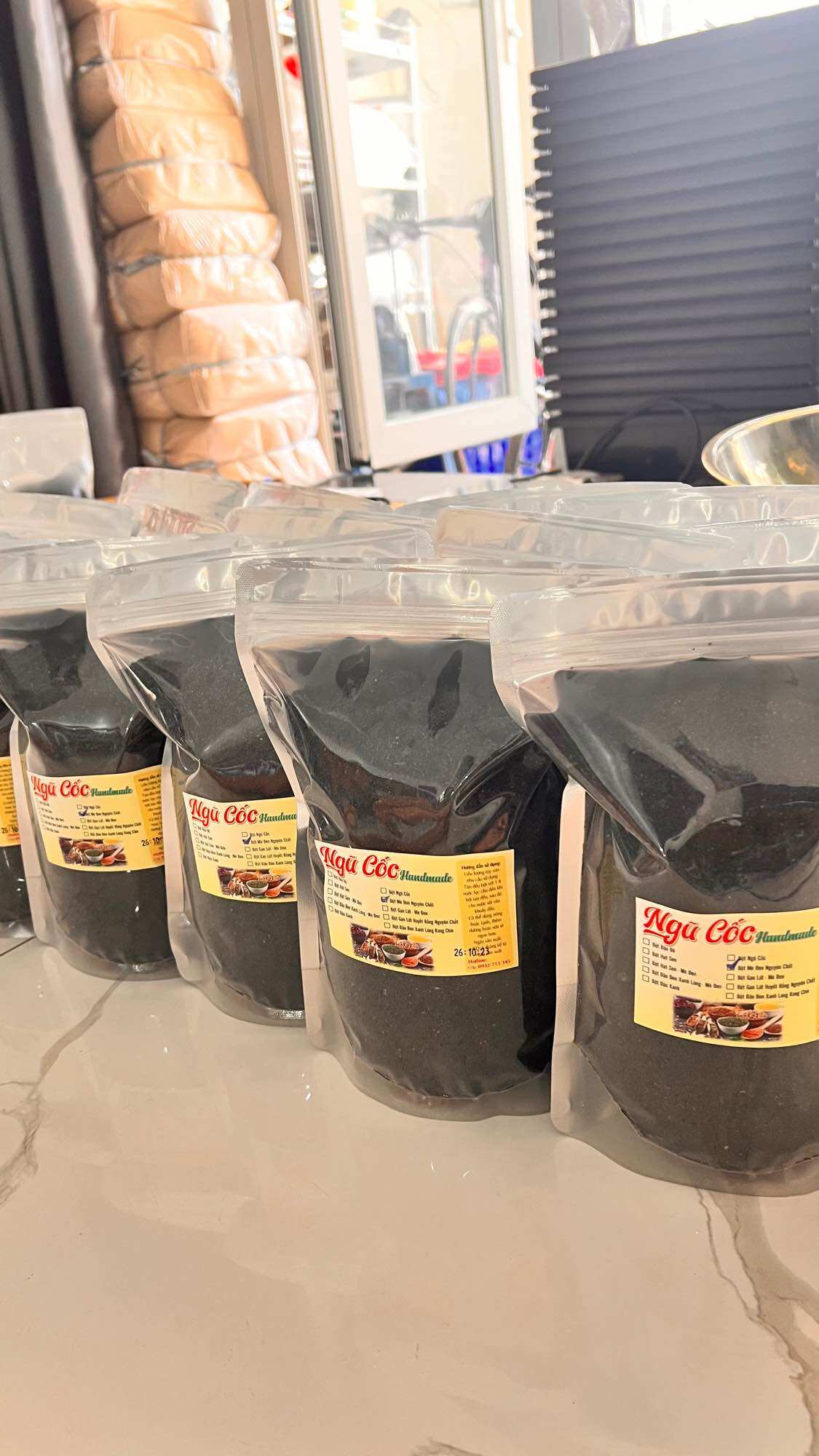 1 Ký Bột Mè Đen Nguyên Chất , nhà làm