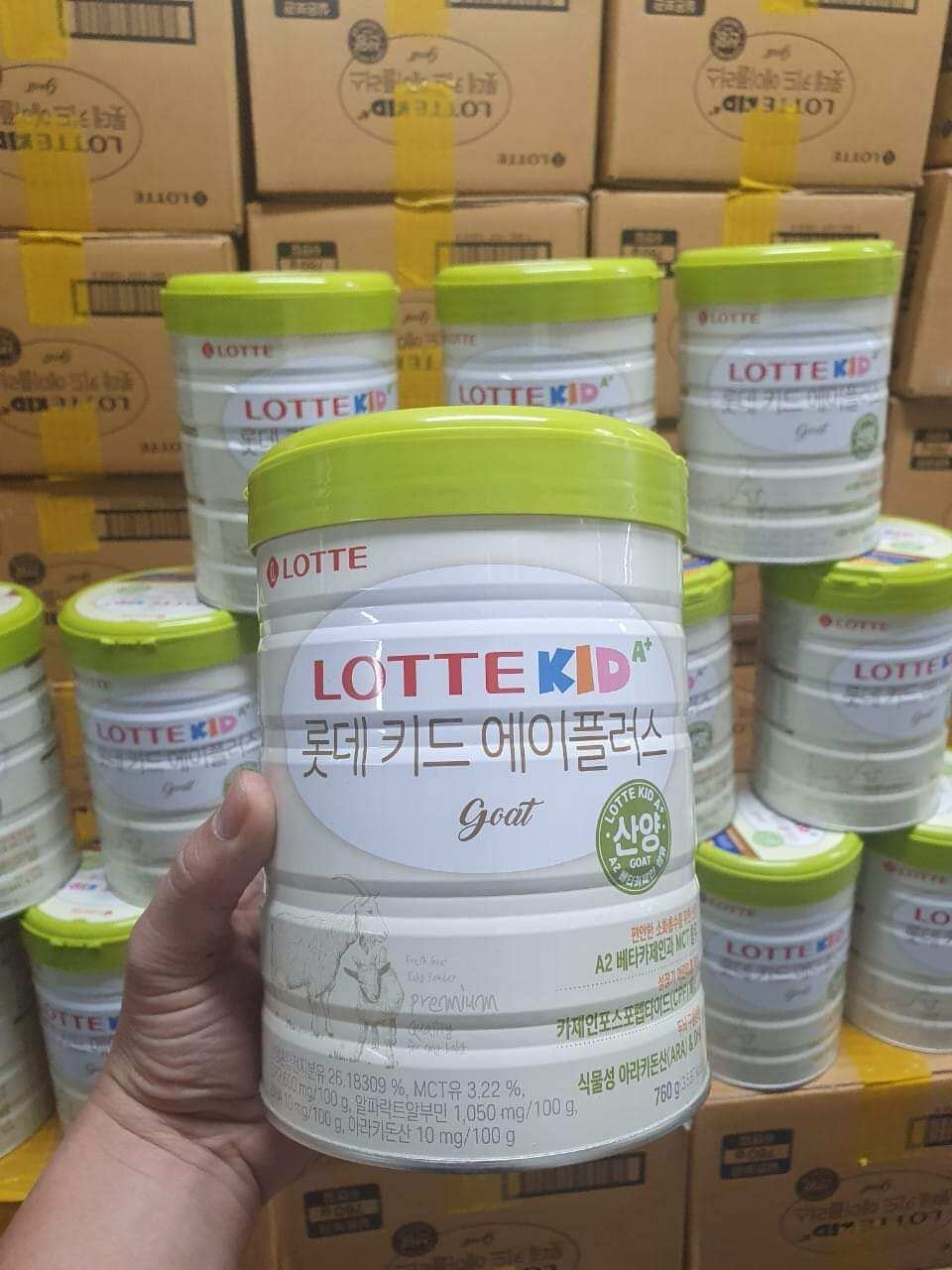 SỮA DÊ LOTTE KID A+ 760G