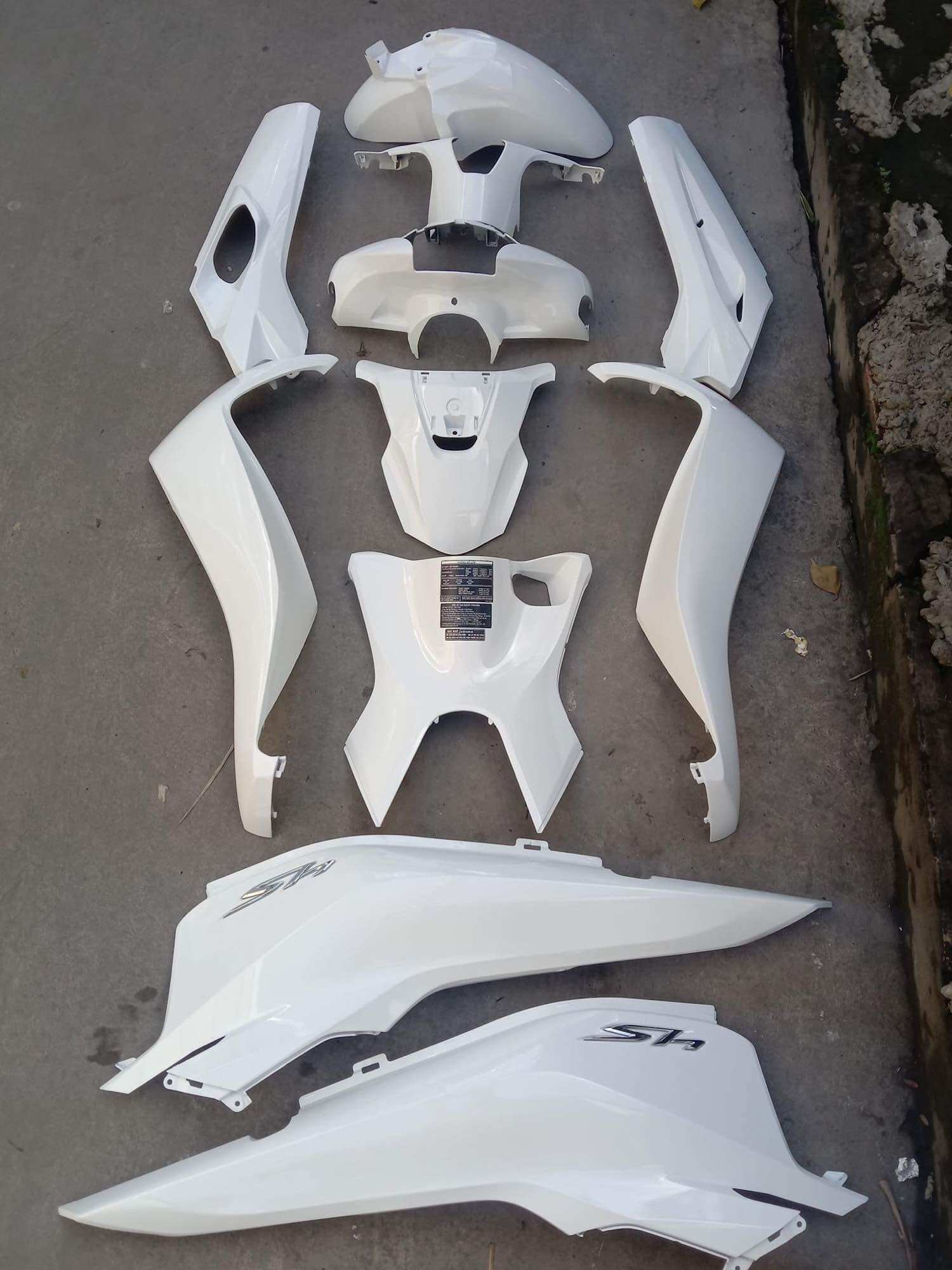 Paint Color White Sh - Vision System 1K (Car and Motorbike Paint) Maithanhdat